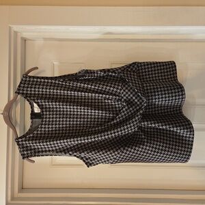 Nordstrom Rack Womens Plus Shell Top Black Gray size 2x